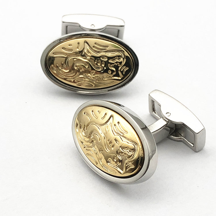 Business Men's French Shirt Retro Cufflinks