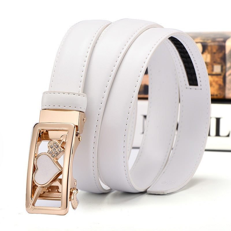 Casual All-Match Automatic Buckle Belt Women's Leather Belt