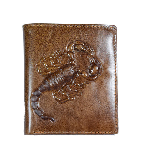 Hot Men's Scorpion Wallet Retro Short Business Wallet