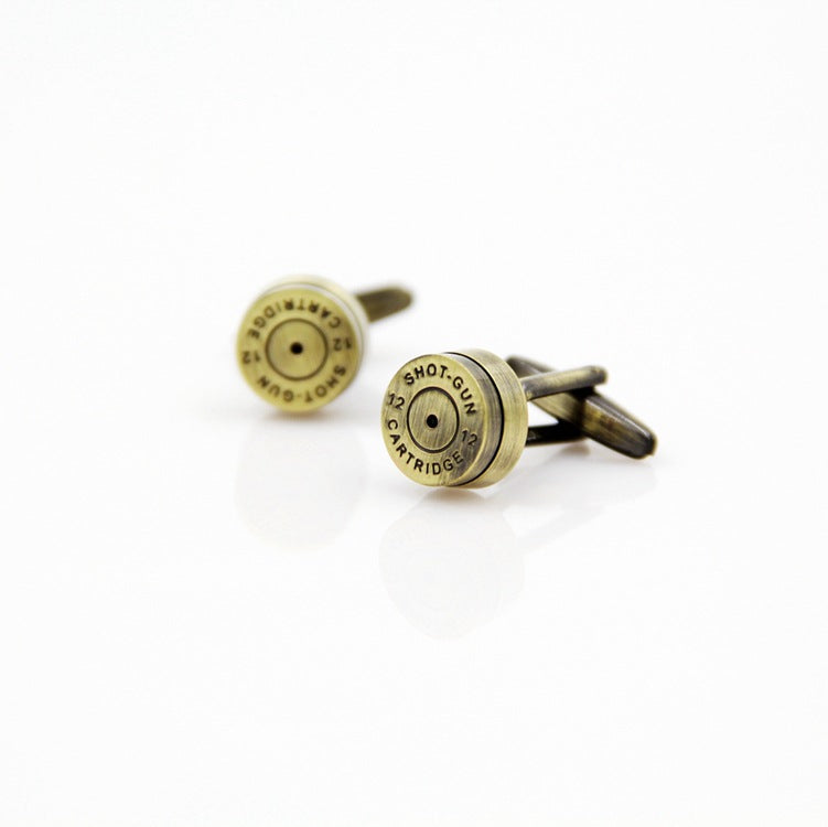 Green Bronze Bullet Shape Cufflinks Cuff Nails