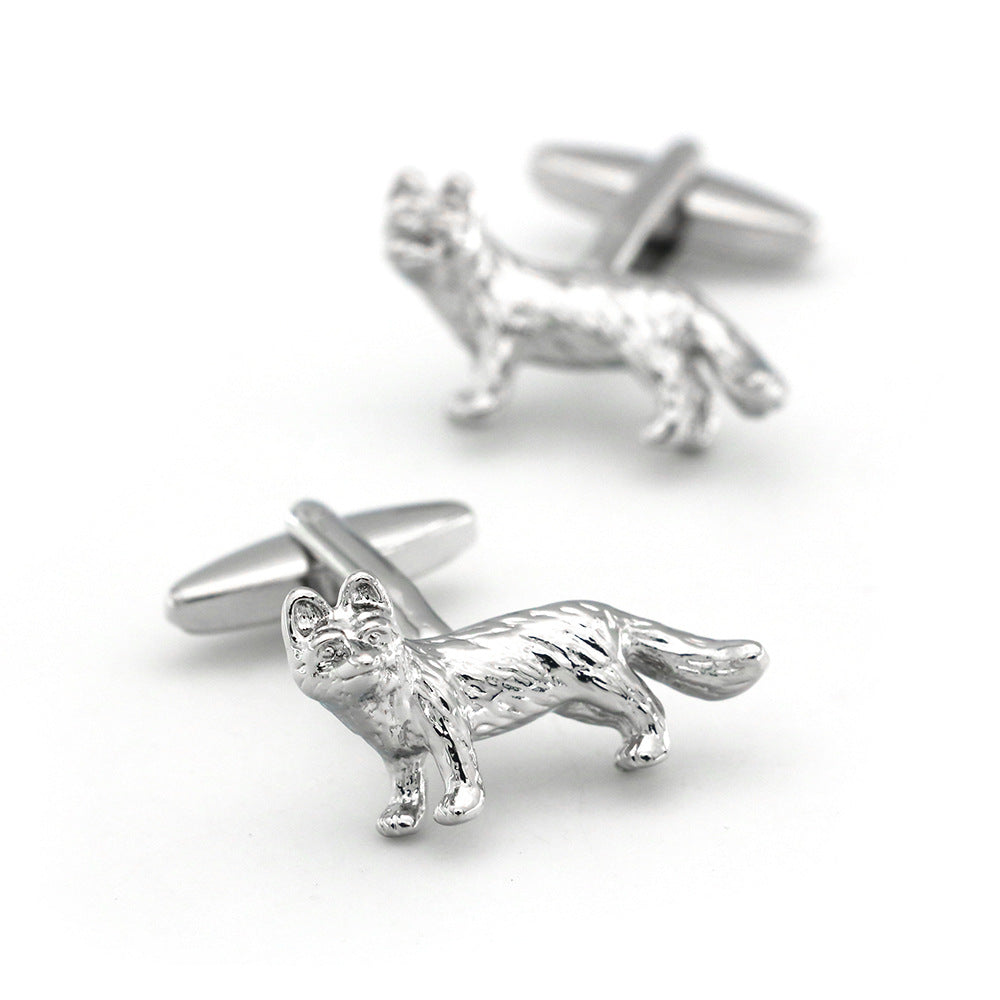 Fashion Men's French Shirt Animal Cufflinks