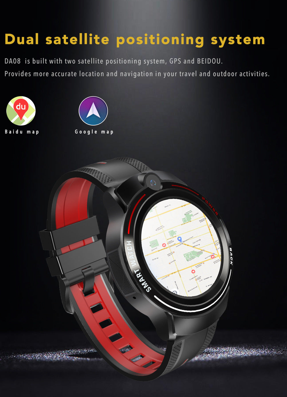 High-End Adult Dual Camera 4G Smart Watch Phone