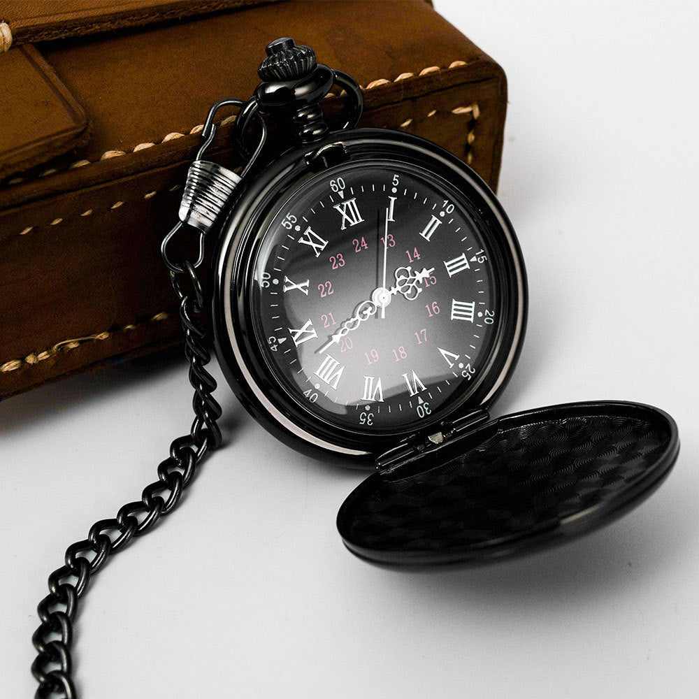 Retro All-Match Alloy Quartz Chain Pocket Watch