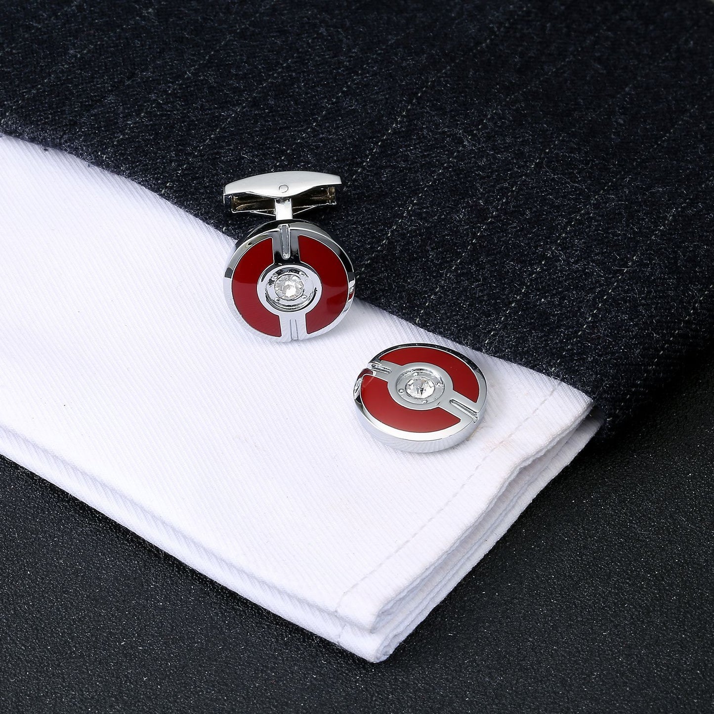 Diamond Business French Shirt Cufflinks