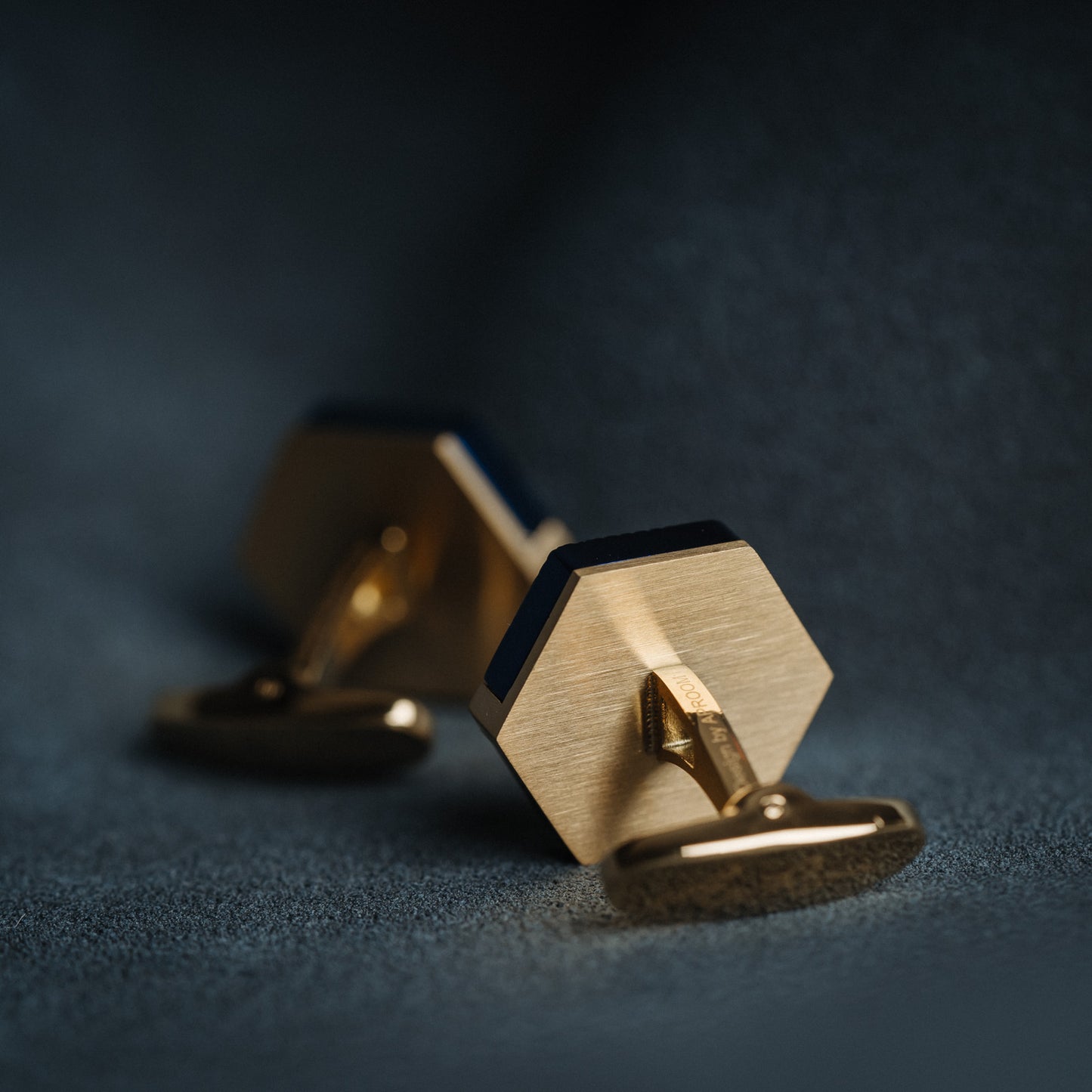 French Blue Gold Cufflinks Men's Business Casual