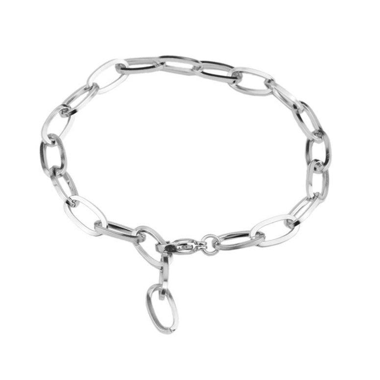 Korean Fashion Bracelet Men and Women Simple Design Retro Chain Bracelet