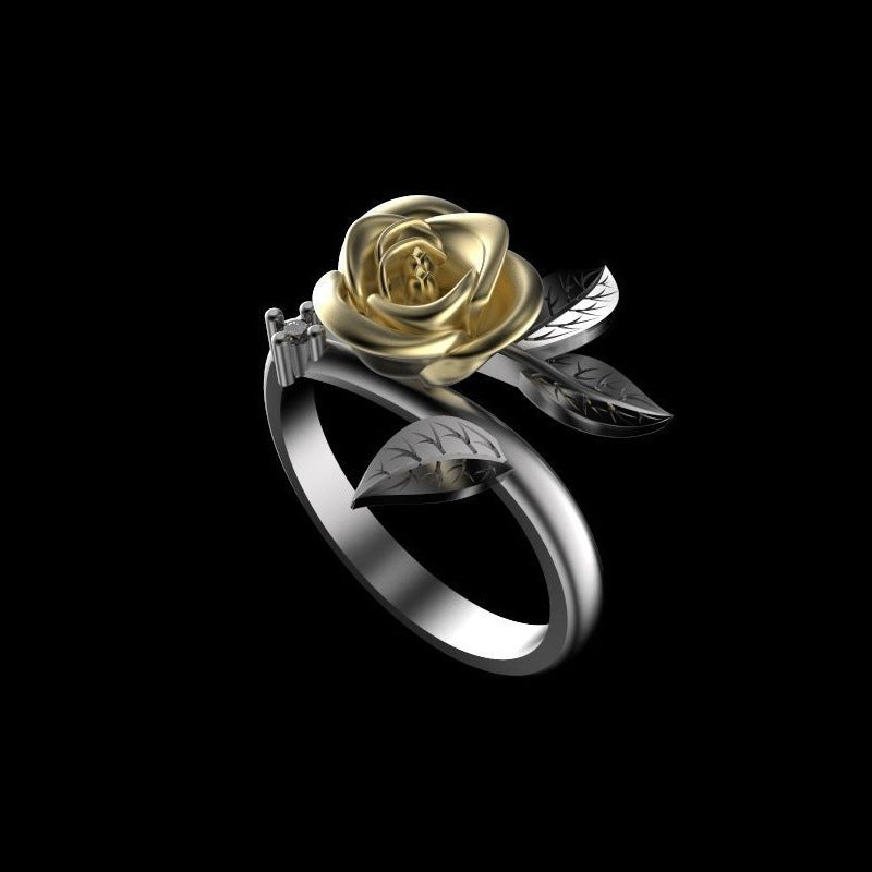 Fashion Ring Engagement Ring Flower