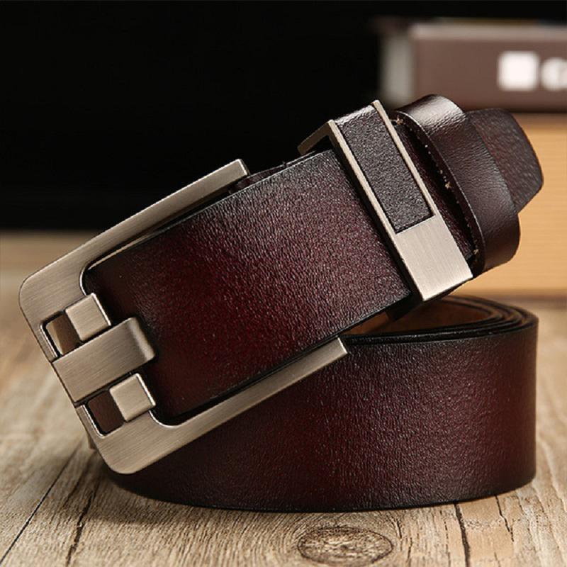 Fashion Buckle Paint Finish Men's Alloy Belt