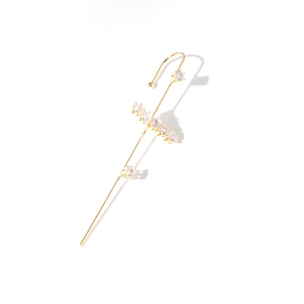 Zircon Lightning Ear Clip Ear Hook