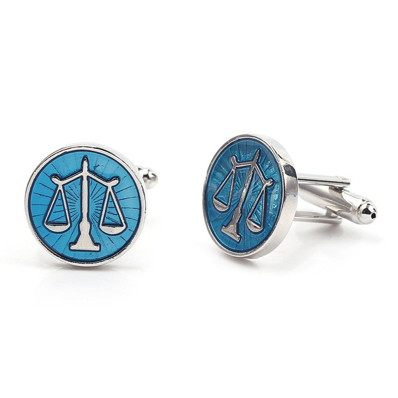 Exquisite Balance Scale Cufflinks For Men’S French Shirt