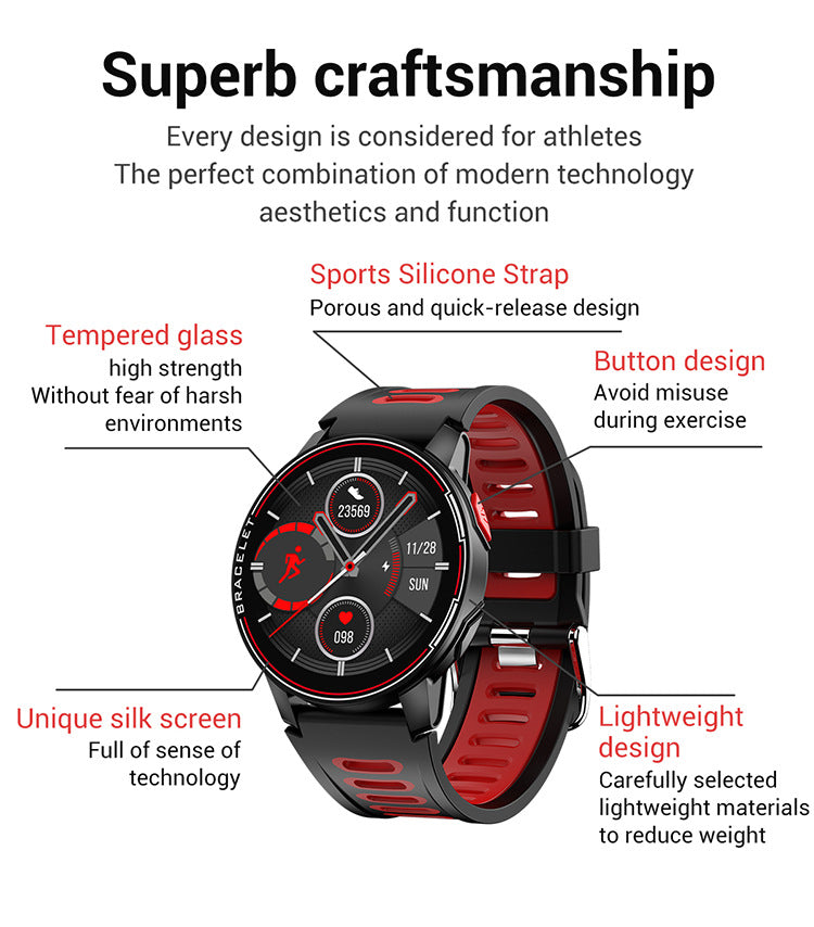 L6 Color Screen Bluetooth Sports Watch