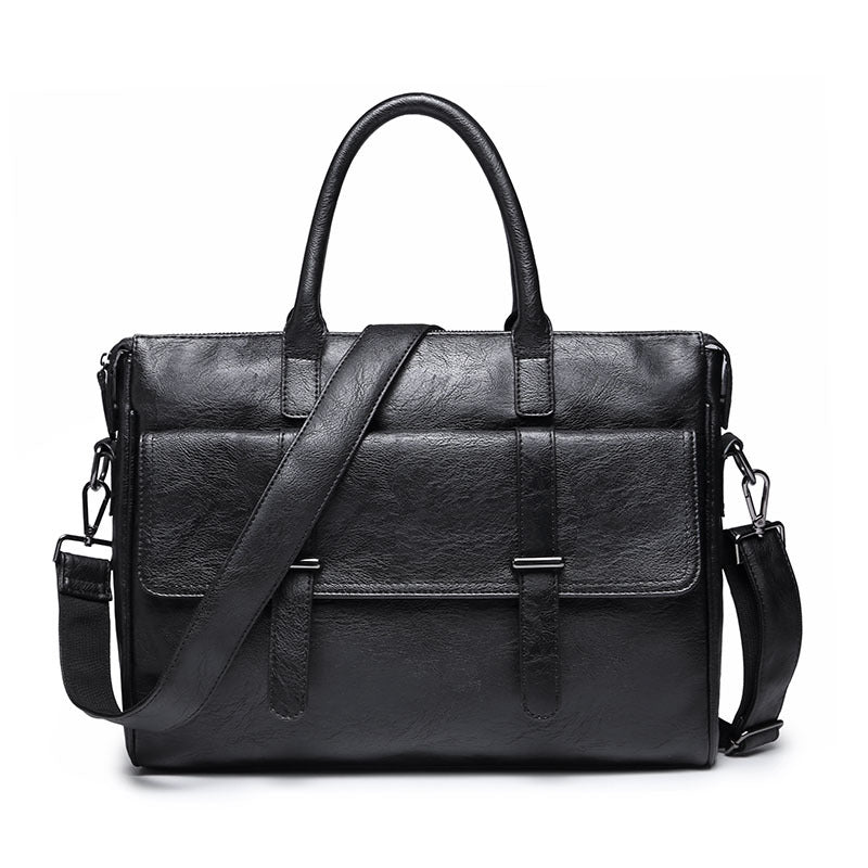 Men's Bag Shoulder Slung Portable Postman Casual British Official Retro Trend Travel Men's Korean Version Of The Computer Bag