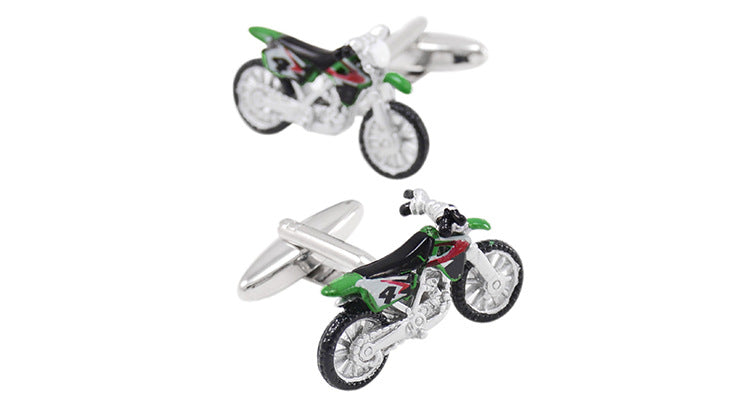 Fun Off-Road Motorcycle Modeling Cufflinks Cufflinks Men's Personality Modeling French Shirt Cufflinks