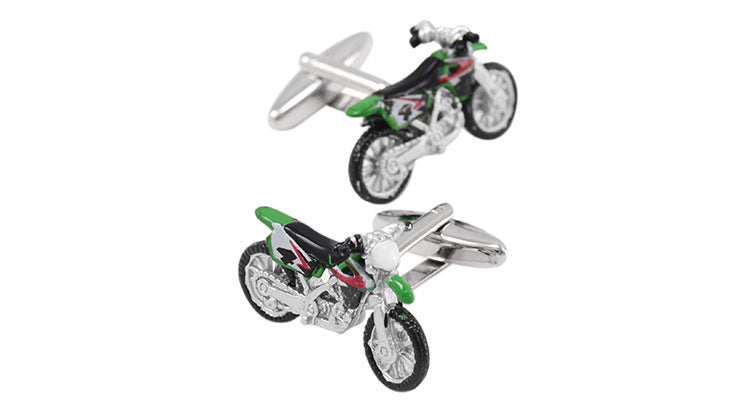 Fun Off-Road Motorcycle Modeling Cufflinks Cufflinks Men's Personality Modeling French Shirt Cufflinks