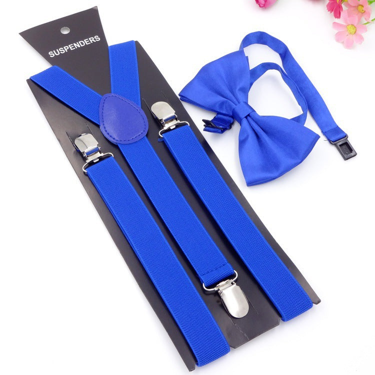 Men's Back Tie Bow Tie Suspenders