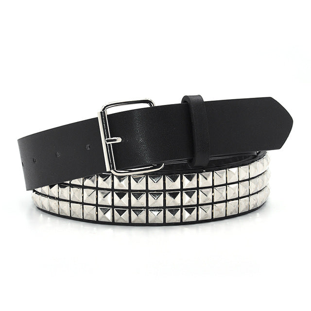 Pyramid Fashion Rivet Belt  Studded Belt