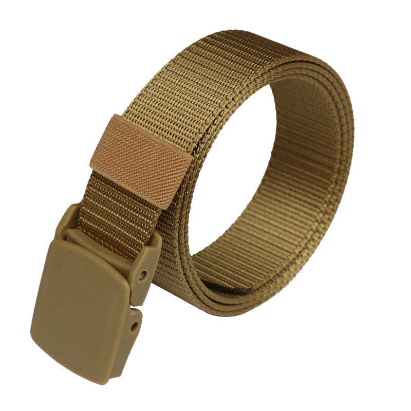 Men's Non-Metallic Nylon Canvas Belt