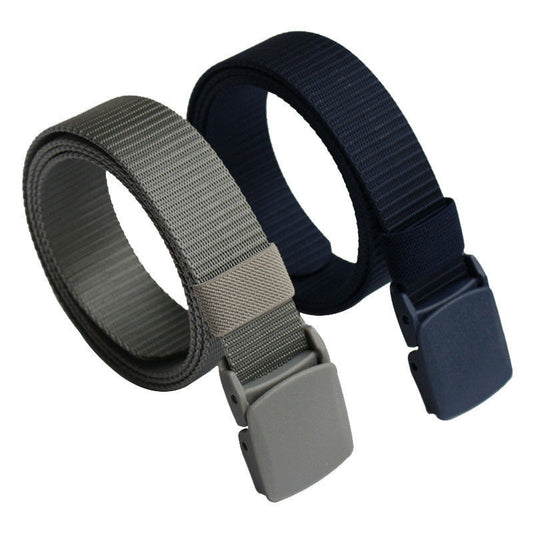 Men's Non-Metallic Nylon Canvas Belt