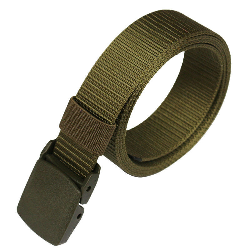 Men's Non-Metallic Nylon Canvas Belt