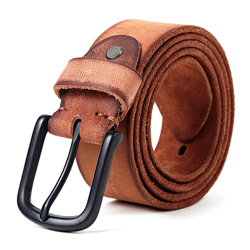 Desway Alloy Pin Buckle Belt Men's Hot Leather Belt