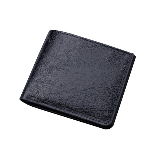 Button Wallet Short Men's Wallet Wallet Can Hold Driver'S License