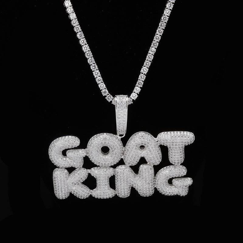 Personalized Hip Hop Necklace With Custom Text