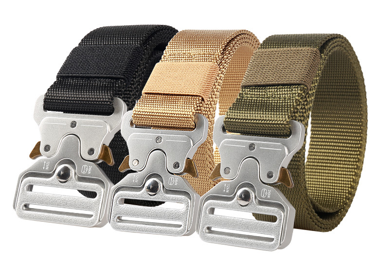 Tactical Belt With Alloy Buckle