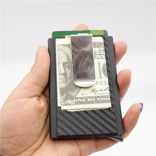 Carbon Fiber Pop-Up Wallet