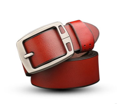 Leather Belt Men's Leather Antique Jeans Belt Fashion Casual Pants Factory Direct One Generation