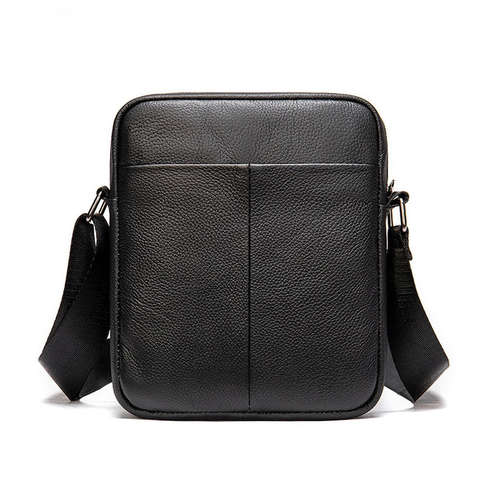 Business Men's Leather Small Shoulder Bag