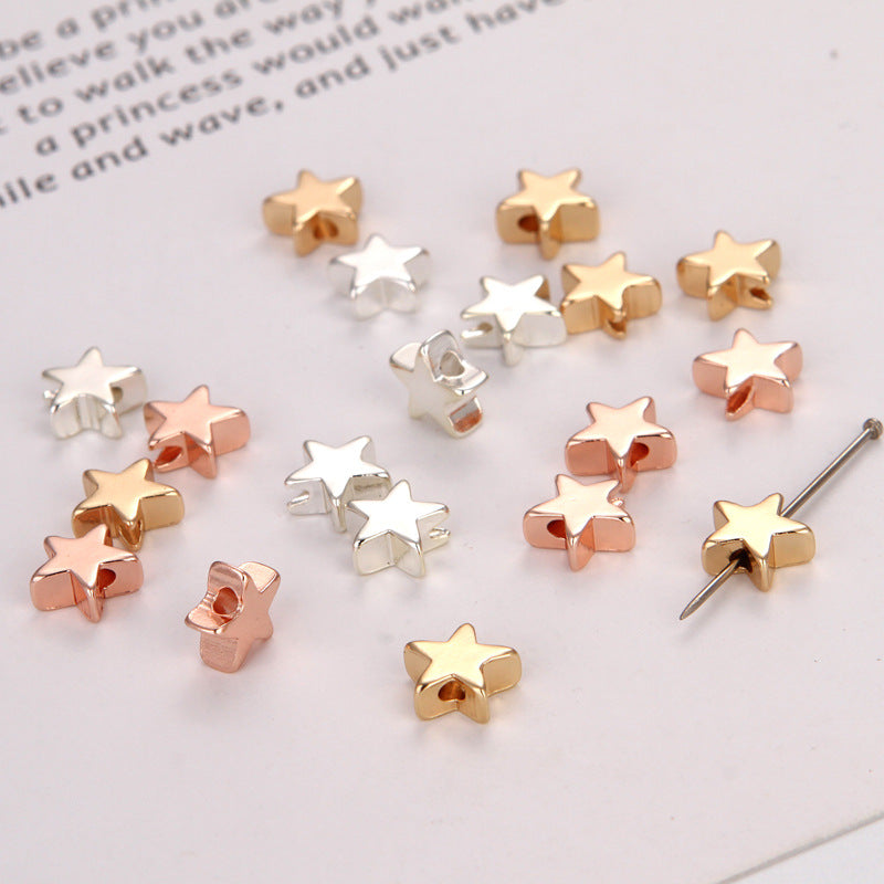 Five-Pointed Star Scattered Beads Handmade Necklace Material