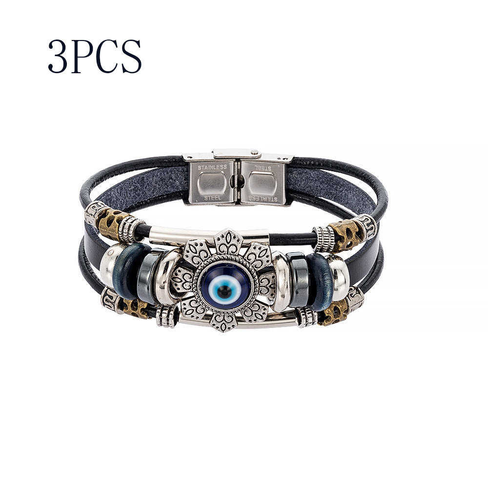 Turkish Blue Eye Alloy Accessory Bracelet