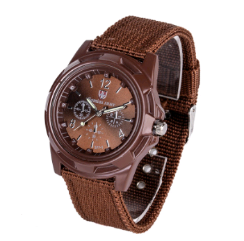 Cloth Belt Weaving Belt Military Watch Sea And Land Air Force Movement Quartz Military Watch