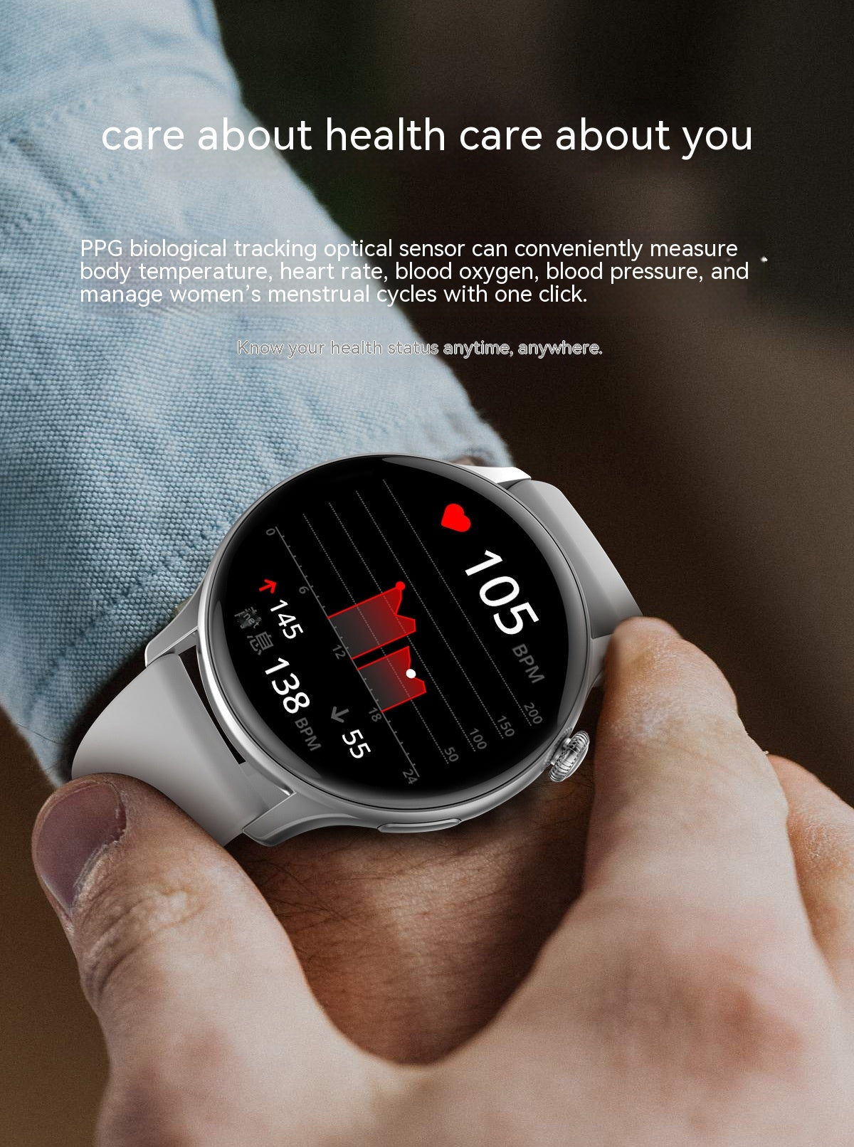 Smart Watch Support Nfc Bluetooth Calling Blood Pressure Sports Watch