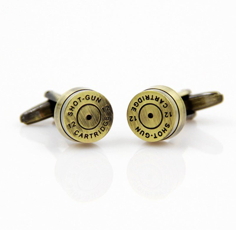 Popular Retro Pure Copper Brushed Cufflinks