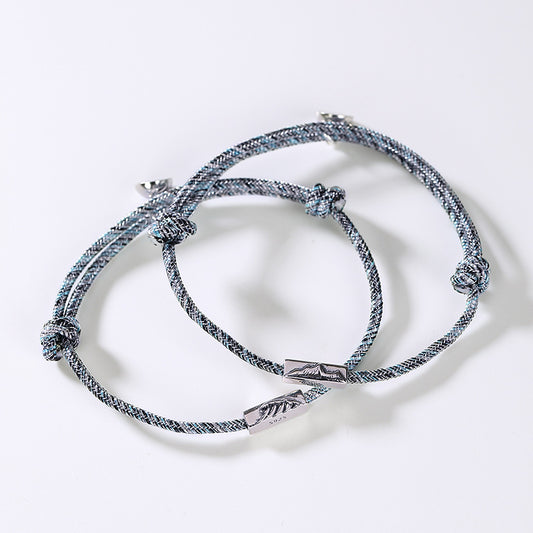 Pure Silver Vow Of Love Hand Rope