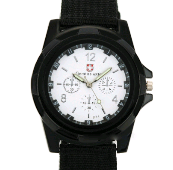 Cloth Belt Weaving Belt Military Watch Sea And Land Air Force Movement Quartz Military Watch