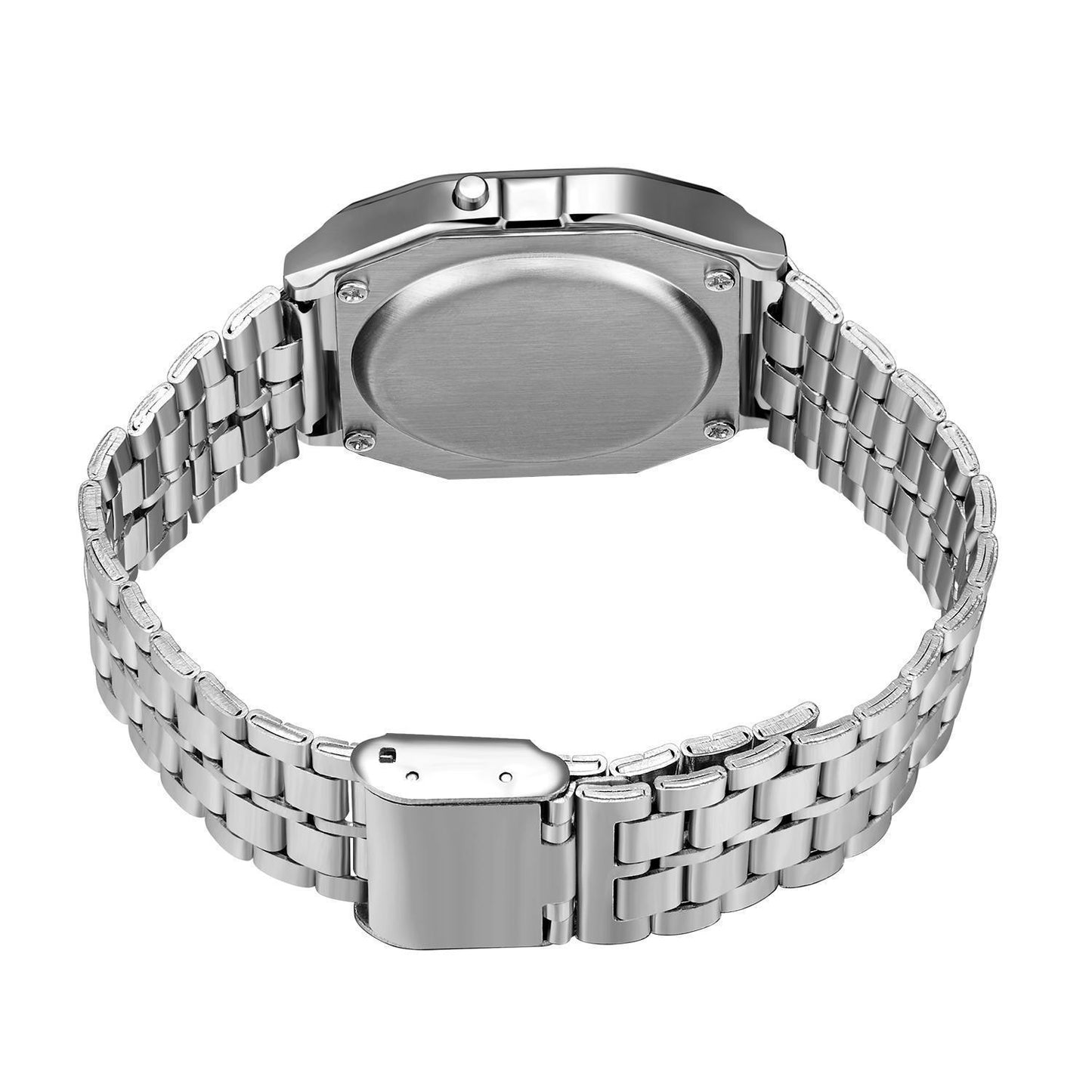 Steel Band Electronic Watch