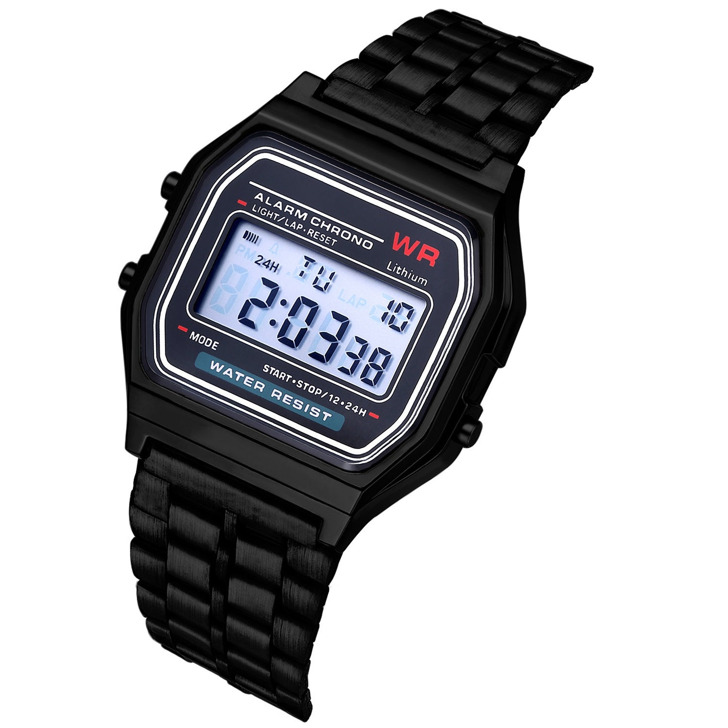 Steel Band Electronic Watch