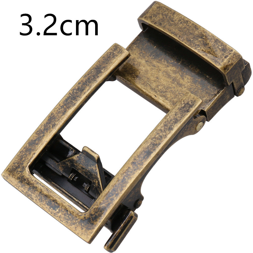 Male 3.6Cm Zinc Alloy Buckle Pants Take The Lead