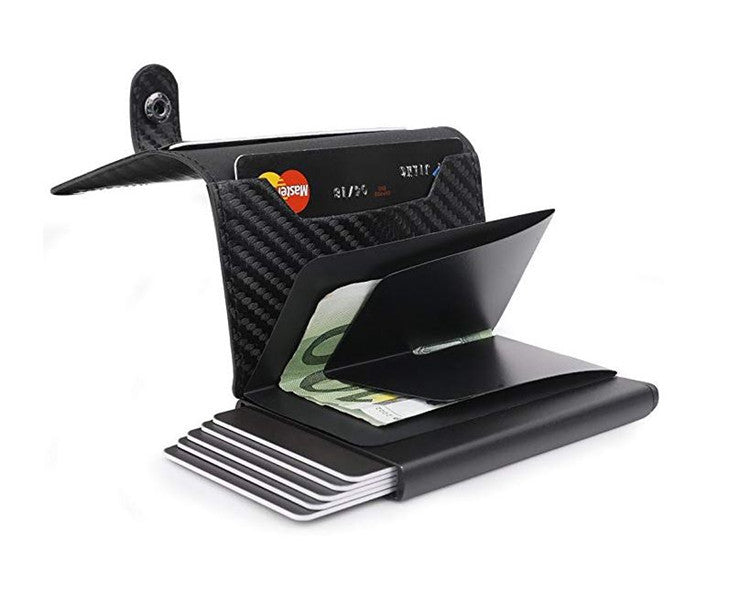 Carbon Fiber Credit Card Holder Security Cards