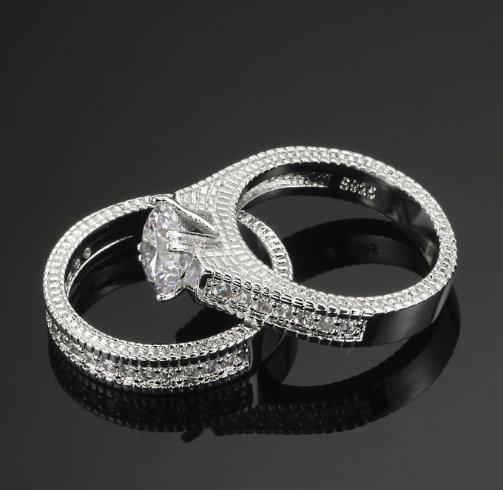 Hot European And American Engagement Rings Diamond Sets Ring Jewelry