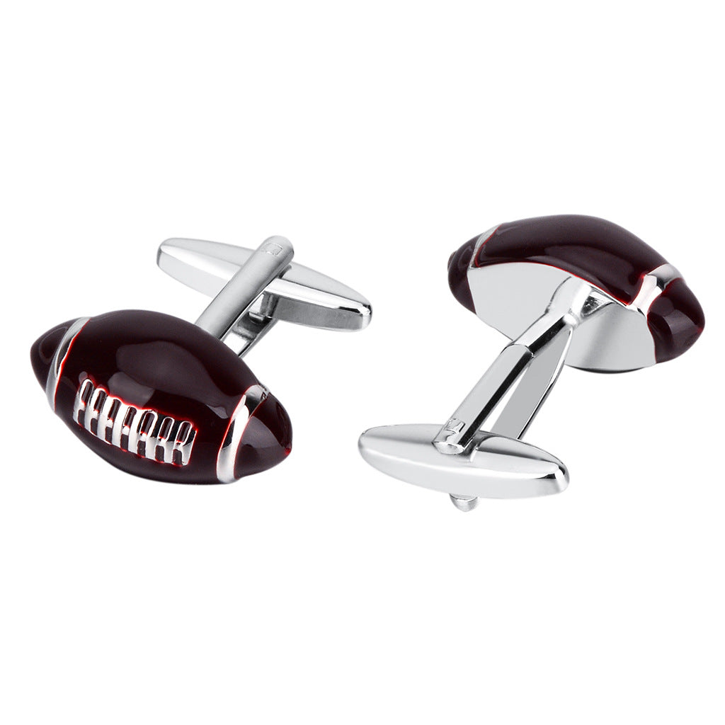 Rugby Style Copper Metal Sleeve Stud Men's Shirt Cuff Link