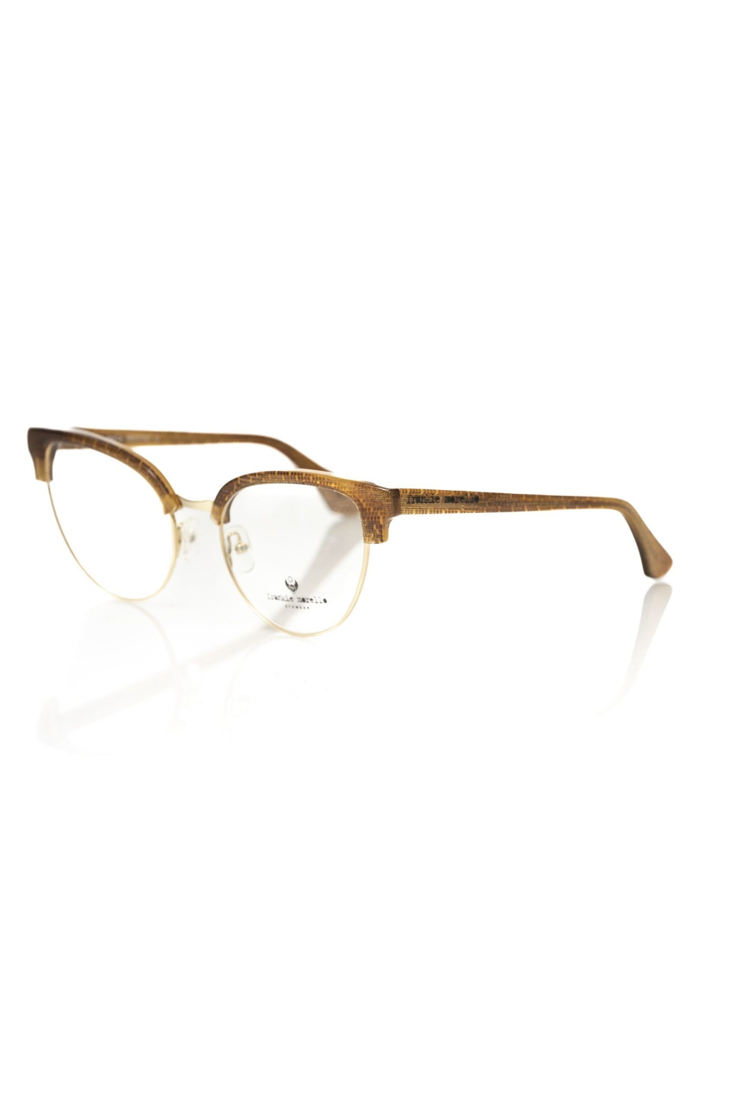 Frankie Morello Brown Metallic Fiber Women Frame