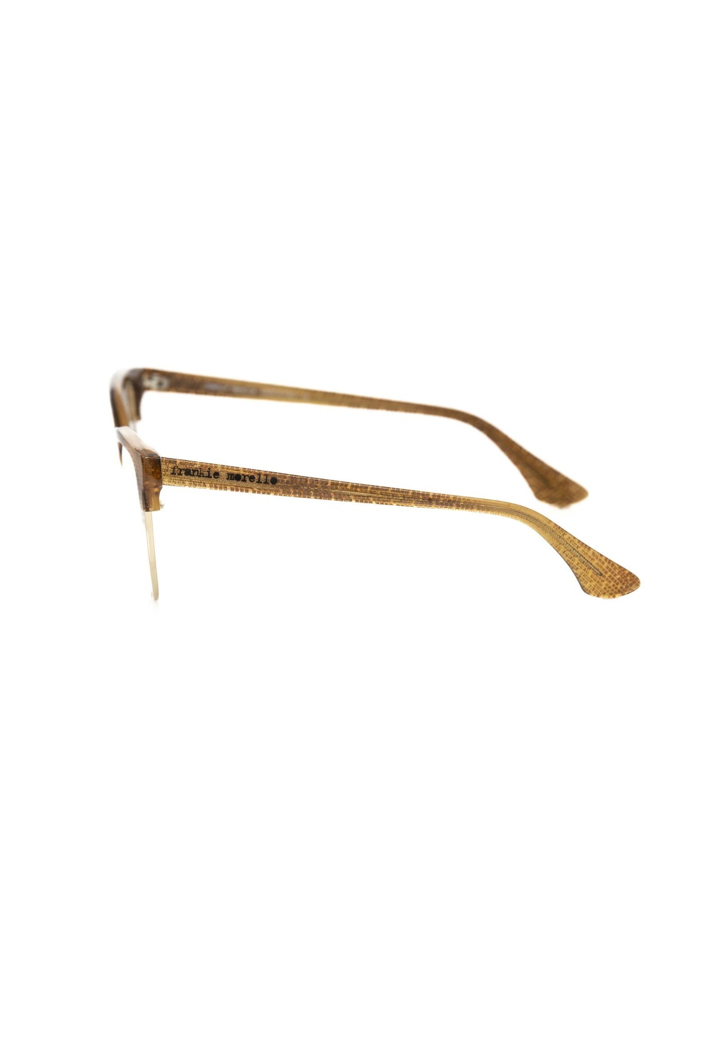 Frankie Morello Brown Metallic Fiber Women Frame