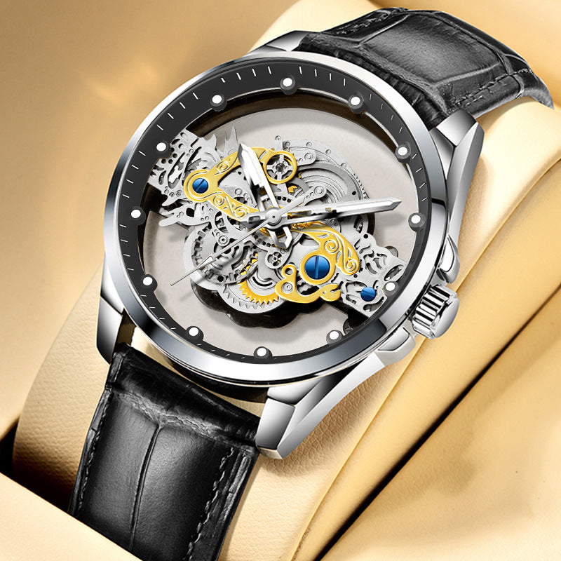 Hot Double-Sided Skeleton Full Automatic Machine Non-Mechanical Watch