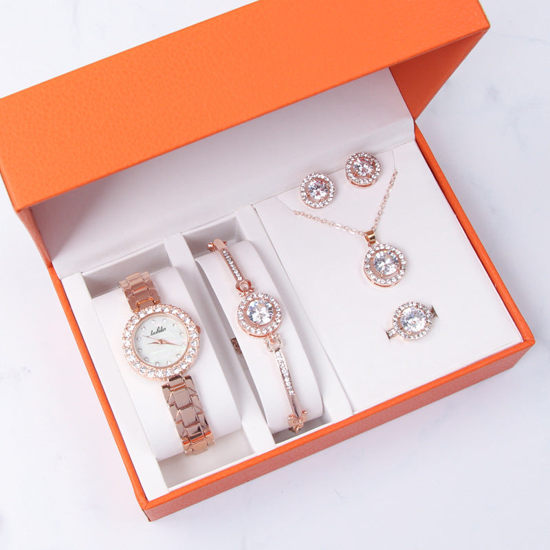 Women's Fashion Trend Quartz Watch Set