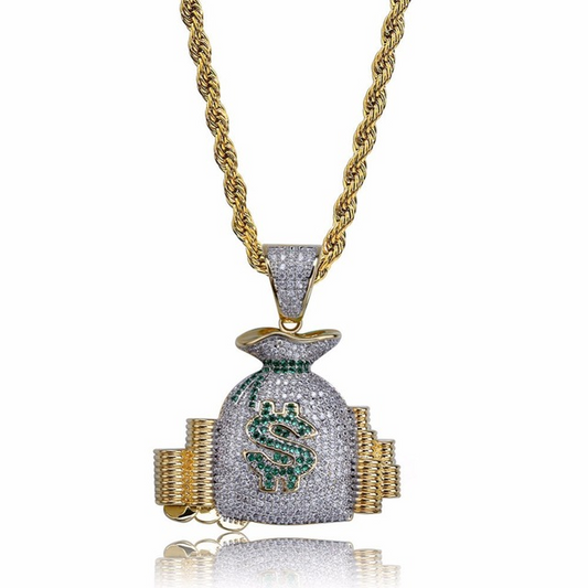 Hip-Hop Money Bag Chain