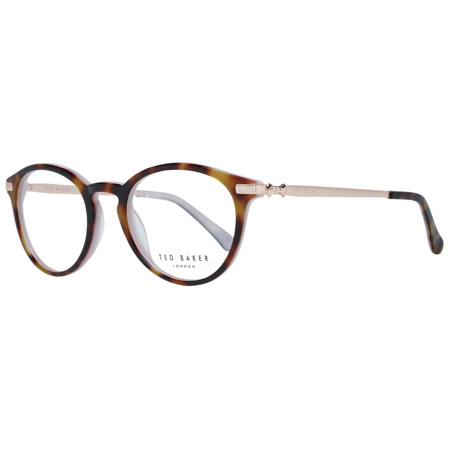 Ted Baker Chic Brown Round Full-Rim Fashion Frames