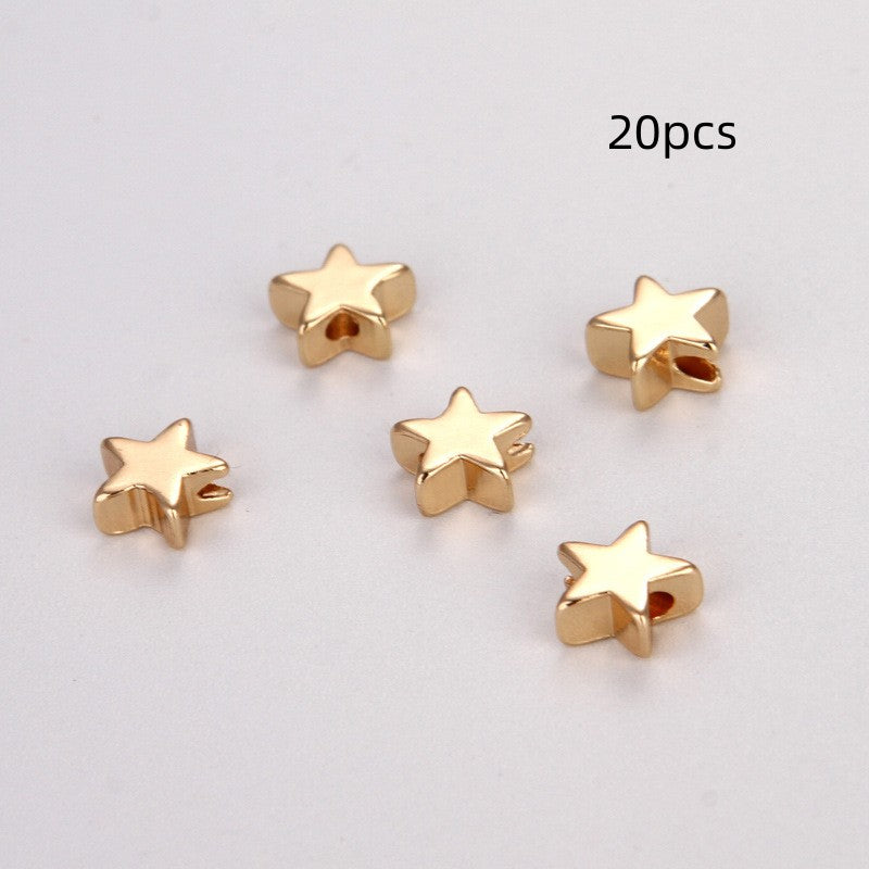 Five-Pointed Star Scattered Beads Handmade Necklace Material